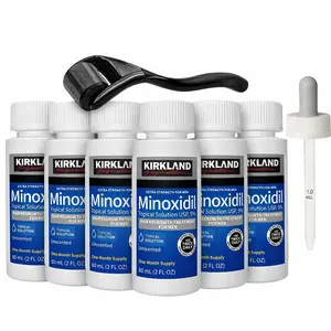 Kirkland Minoxidil 5% for Men – Hair Regrowth Kit with Derma Roller & Dropper