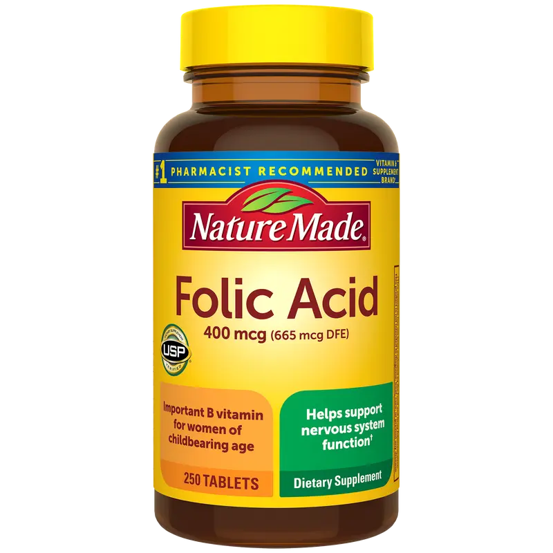Folic Acid 400 mcg Tablets