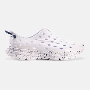 KANE Revive - All White / Indigo Speckle Recovery Shoe - Everyday Sneaker, Shoe for Runners