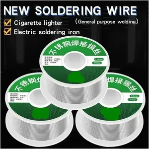 High Purity Low Temperature Solder Wire Lighter Welding Rod No Iron Required for Stainless Steel Household Repair
