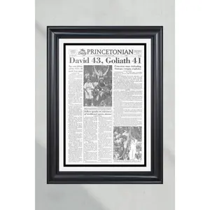 [Sale Up To 40%] [Unframe] Princeton Basketball 1996 Tournament Newspaper Poster, Historic NCAA Front Page Print, College Basketball Wall Art