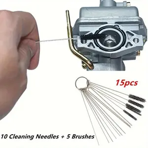 Get your carburetor running like new with our 15 carburetor cleaner brush sets - including 10 needles and 5 brushes for a thorough clean! Perfect car to use - good quality, fast delivery, a handy tool to have around! Automotive