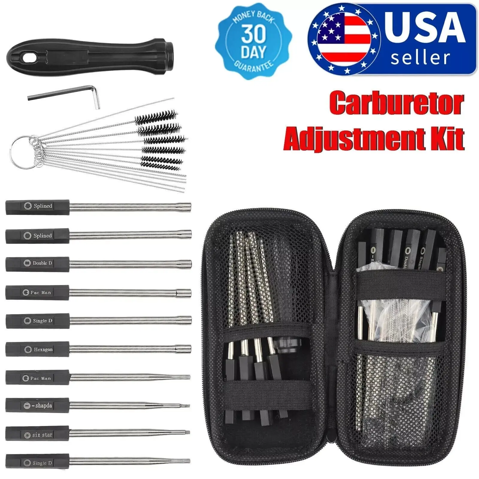 13 Carburetor Screwdriver Adjustment Tool 188-12 Primer Bulb Pump Bulb 2 Cycle