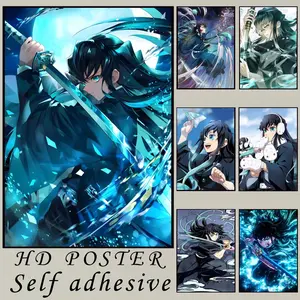 Comics Demon Tokitou Muichirou Poster High Quality Print Waterproof Wall Sticker Bar Cafe Living Room Decor Modern Aesthetic Home Decoration Gift Vintage TrendyX