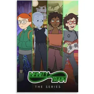 Infinity Train Poster American Adventure Animated TV Series Wall Art Poster Gifts Bedroom Prints Home Decor Hanging Picture Canvas Painting Posters