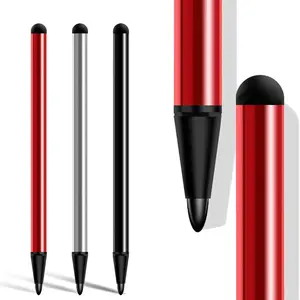 T Tersely 2-In-1 Phone Touch Screen Stylus Pen, 3-Pack Dual-Function Pens for iPhone & Samsung, Compatible with iPad & Tablets, Touchscreen Pen