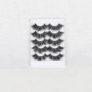 Bling Hair False Eyelashes Faux 3D Mink Lashes Natural Look Fluffy Cat Eye Wispy Lashes