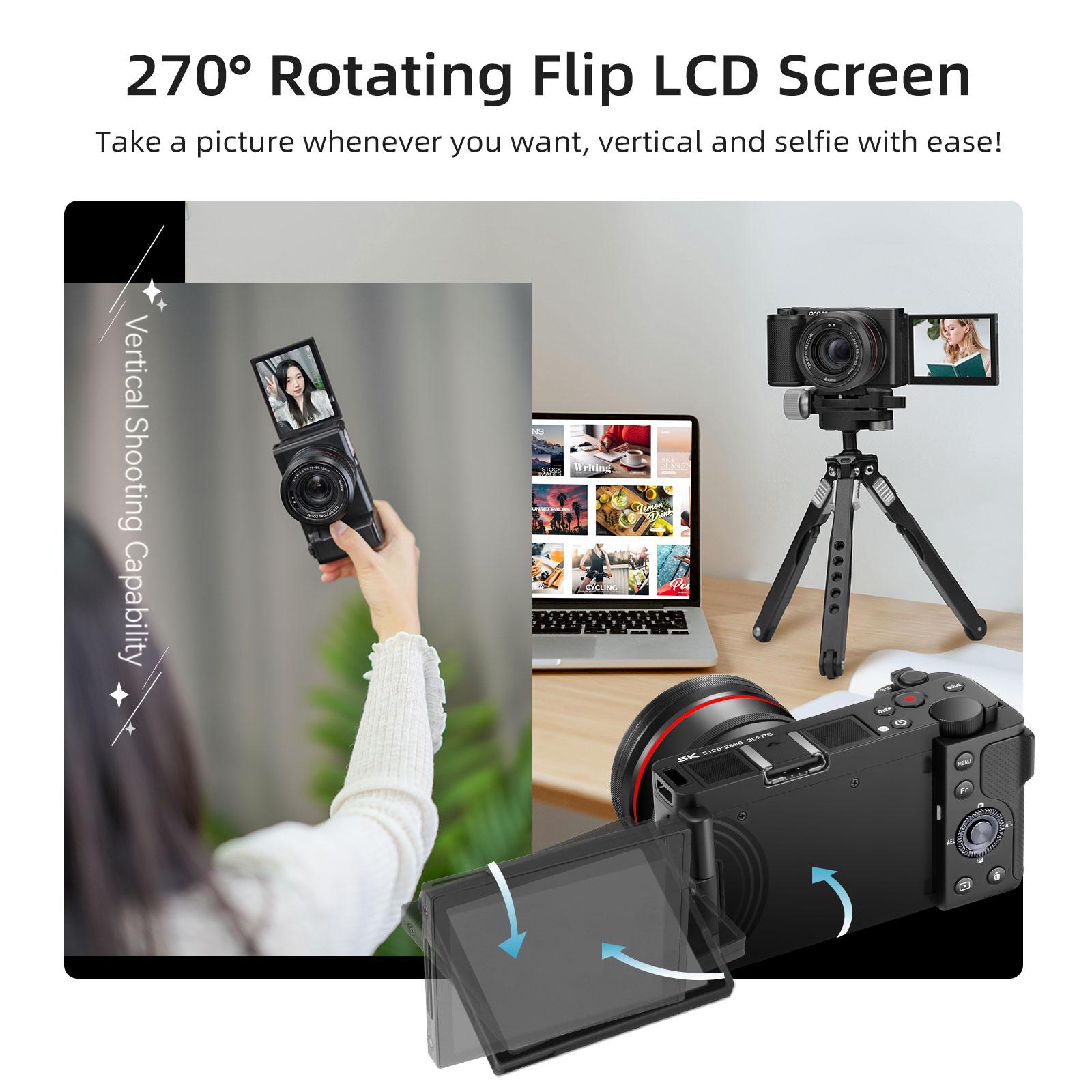 ORDRO G730 Digital Video Camera for Photography,Autofocus AF/MF Point and Shoot Vlogging Camera,12X Optical Zoom 3.2” 270°LCD Flip Screen ORDRO G730 Digital Video Camera for Photography,Autofocus AF/MF Point and Shoot Vlogging Camera,12X Optical Zoom 3.2” 270°LCD Flip Screen