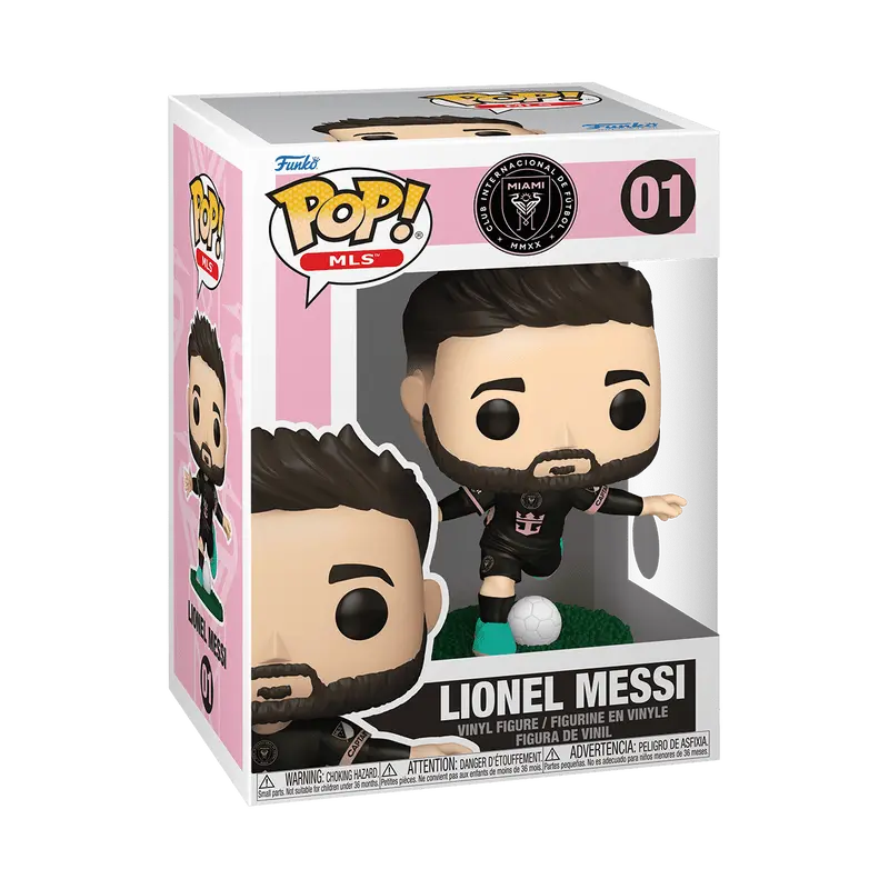 Funko Pop! MLS - Lionel Messi (Inter Miami CF Away Jersey) #1 Collectible Pop Vinyl Figure