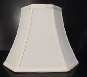 20542 Silk Hexagon Bell Lamp Shade | Washer Fitter