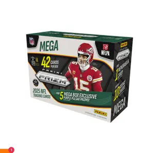 2025 Panini Prizm Football Hobby Mega Box (exclusive Purple Pulsar parallels)