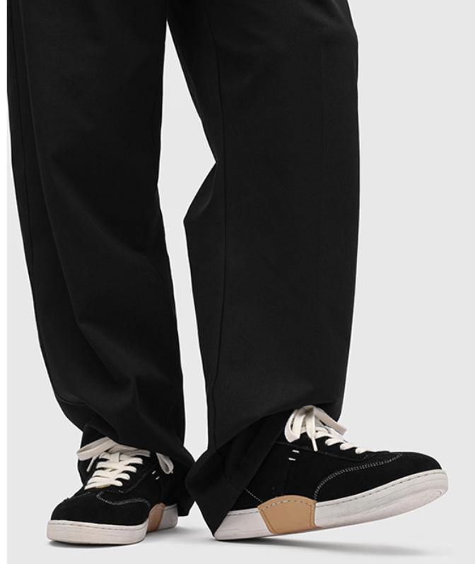 Preppy Style Must-Have: Two-Tone Suede Retro Sneakers for Men