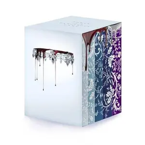 Red Queen 10th Anniversary Deluxe 5-Book Box Set with Stenciled Edges: Red Queen, Glass Sword, King's Cage, War Storm, Broken Throne -- Victoria Aveyard, Paperback