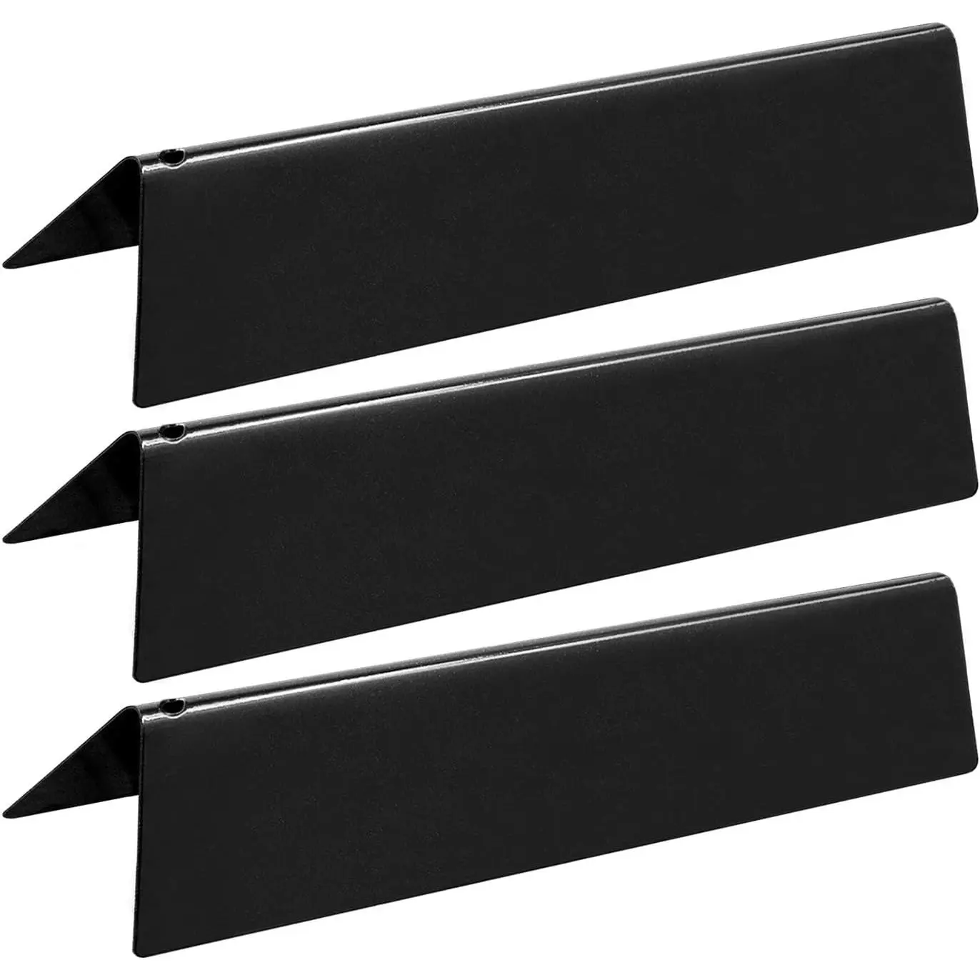 7635 15.3 Inch Flavorizer Bars for Weber Spirit I & II 200 Series, Spirit E/S 210 and 220 Grills, Porcelain Grill Heat Plate Replacement  for Weber GS4 Grill , Burner Covers 3 Pack
