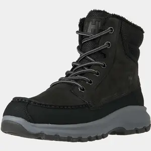 Helly Hansen Men's Garibaldi V3 Winter Boots - Premium Nubuck Leather, Waterproof, PrimaLoft® Eco Insulation, Faux Fur Lining, Reinforced Toe & Heel, Vulcanised Rubber Sole