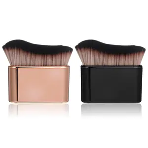 2 Pcs Self Tanner Brush,Tanning Brush for Self Tan Face Tanning Brushes Body Makeup Brushes for Legs Body Face (Rose Gold,Black)