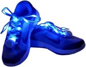 LED Nylon Shoelaces Light Up Glow in the Dark for Party Dancing Skating