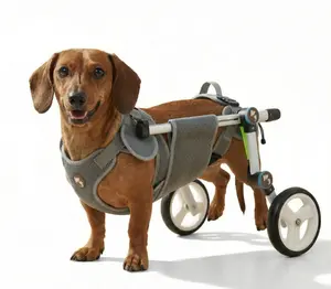 Adjustable Dog Wheelchair for Hind Legs, Lightweight Pet Mobility Aid Small/Medium Dogs，