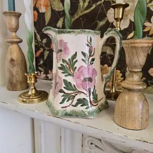 Vintage Cash Family Pottery Hand Painted Large Vase