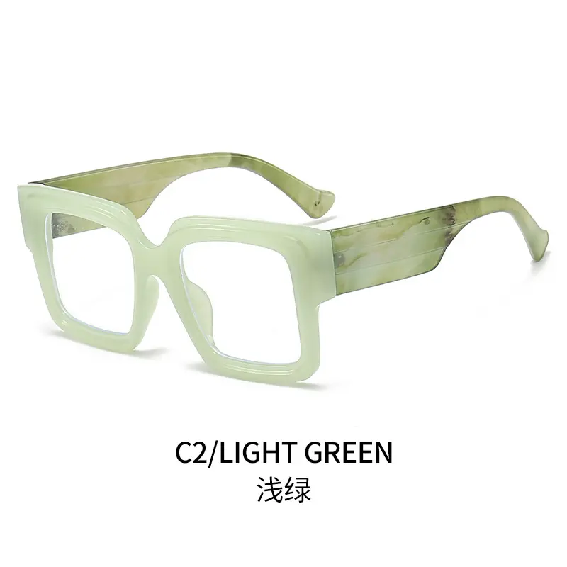 Light green frame transparent sheet