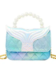 Mermaid Tail Pearl Handle Bag