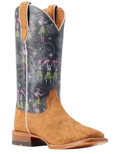 Ariat Men's Men'S Frontier Aloha Roughout Western Boot Broad Square Toe - 10044508
