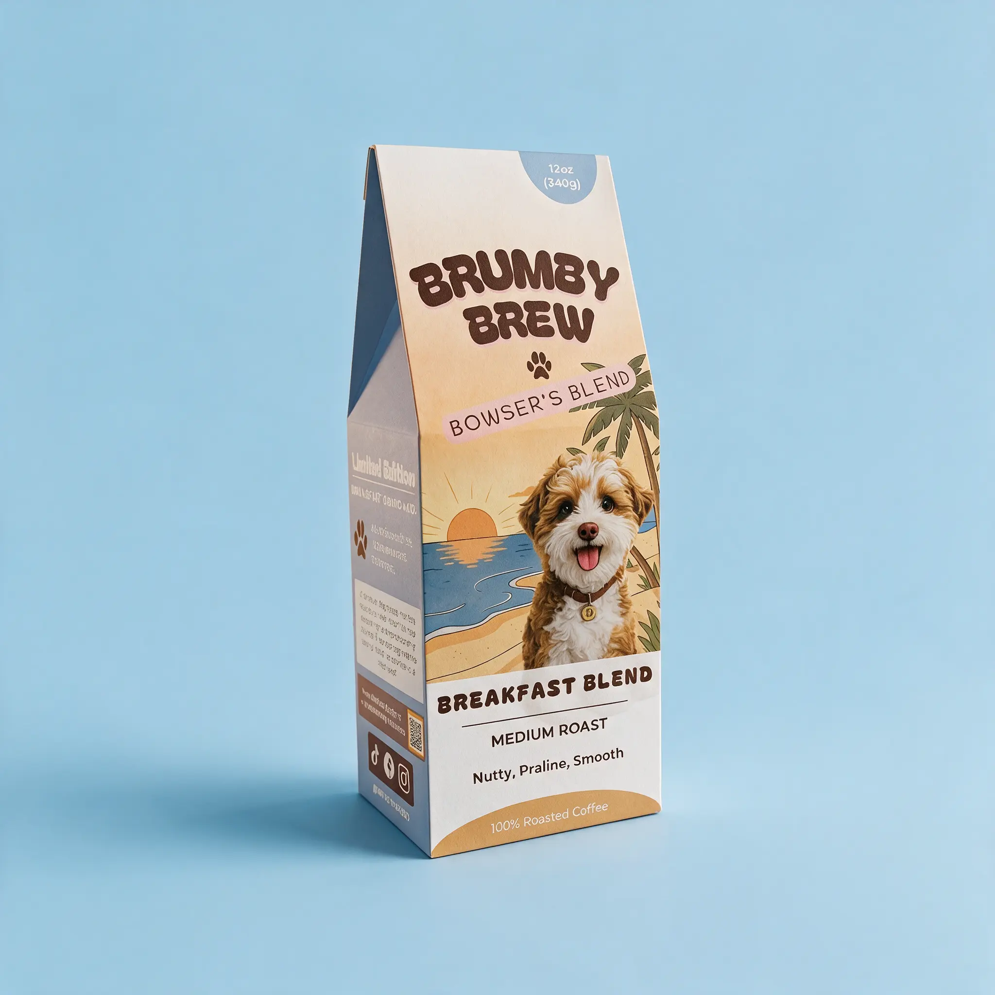 Bowser's Breakfast Coffee Blend, Premium Coffee Beans and Grounds