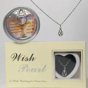 Silver Blind Box Pearl Necklace, Mother's Day Gift for Mom, Grandma, Suitable for Valentine's Day Gift for Her, Girlfriend, Wife, Ladies, Birthday Gift for Her