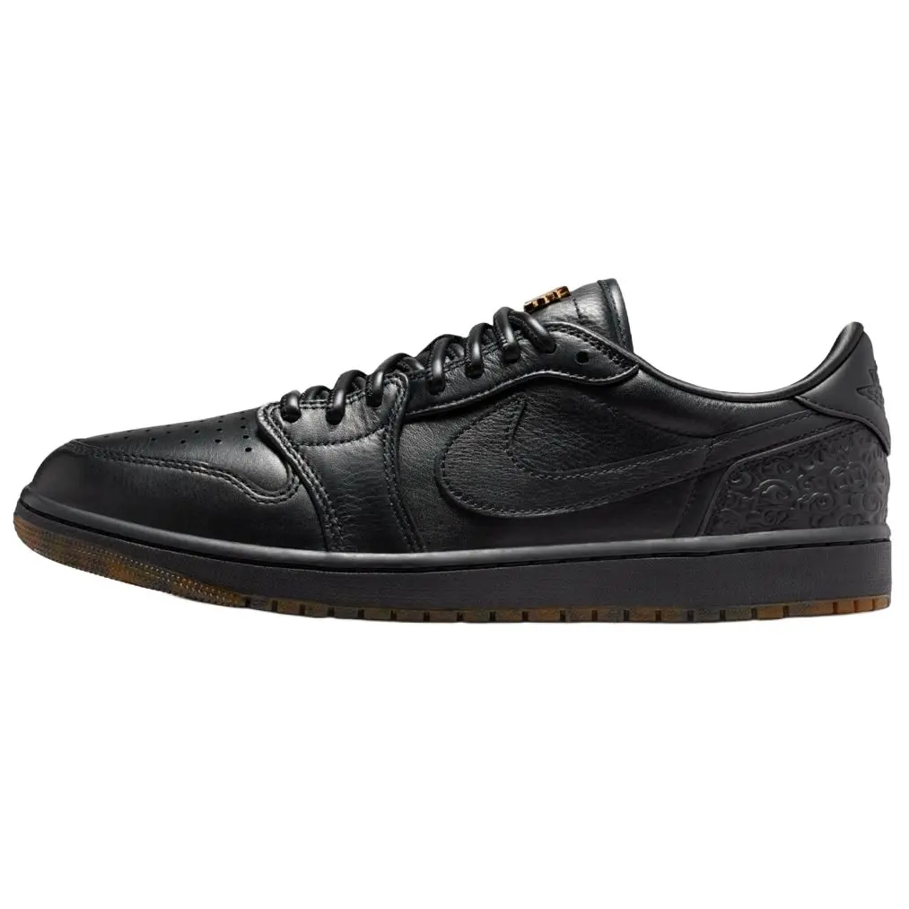 Jordan Air 1 Low Top Vintage Basketball Shoes Unisex Black Retro Comfort IO3147-001