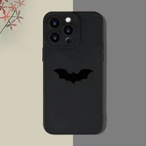 New black little bat mobile phone case-soft shell-suitable for iPhone 16 Pro Max, 15, 14, 13, 12, 11, X, XR, XS, XS Max, Pro Max, plus Series-birthday/Easter gift for boyfriend/girlfriend