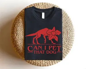 Can I Pet That Dog Demogorgon Devil Shirt - Funny Stranger Upside Down Dog Lover T-Shirt,summervibes