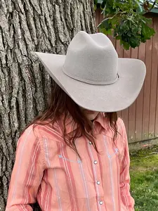 Serratelli 10X Boss Stone Cattleman Crease Fur Felt Cowboy Hat