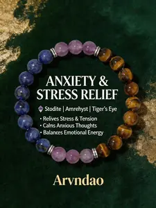 Anxiety Relief Harmony Bracelet: Natural Stones for Inner Peace Yoga Bracelet