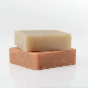 Two Natural Soaps Set | Handmade Soaps - Turmeric Soap & Goat’s Milk Oatmeal Gentle Skincare Sensitive Facial Skin Repair Cleanser Comfort Cleansing Facial Cleansing Facial Wash Exfoliant