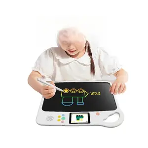 Children Educational Early Learning Video Handwriting Drawing Board Large Screen English Learning Machine 2 in 1 Smart Practice Device