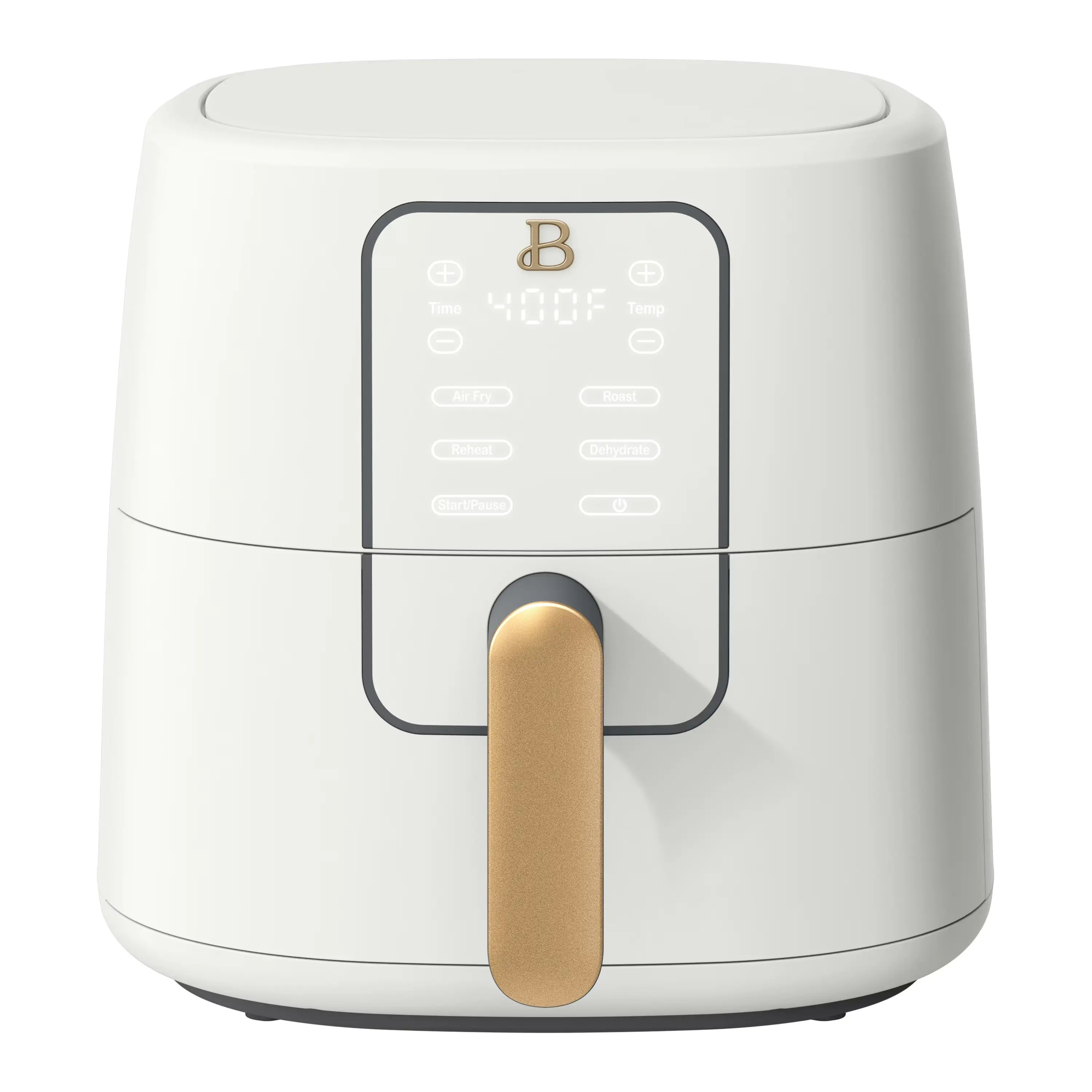 Beautiful 6 QT Air Fryer with TurboCrisp Technology, EverGood Non-Toxic Ceramic Nonstick Coating, White Icing by Drew Barrymore