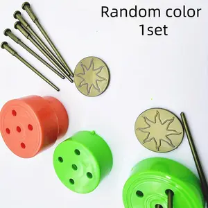 Kingmagic Magic Coin Pen Handle Trick, / Performance Props, Easy to Use for Magicians, Party Event Supplies