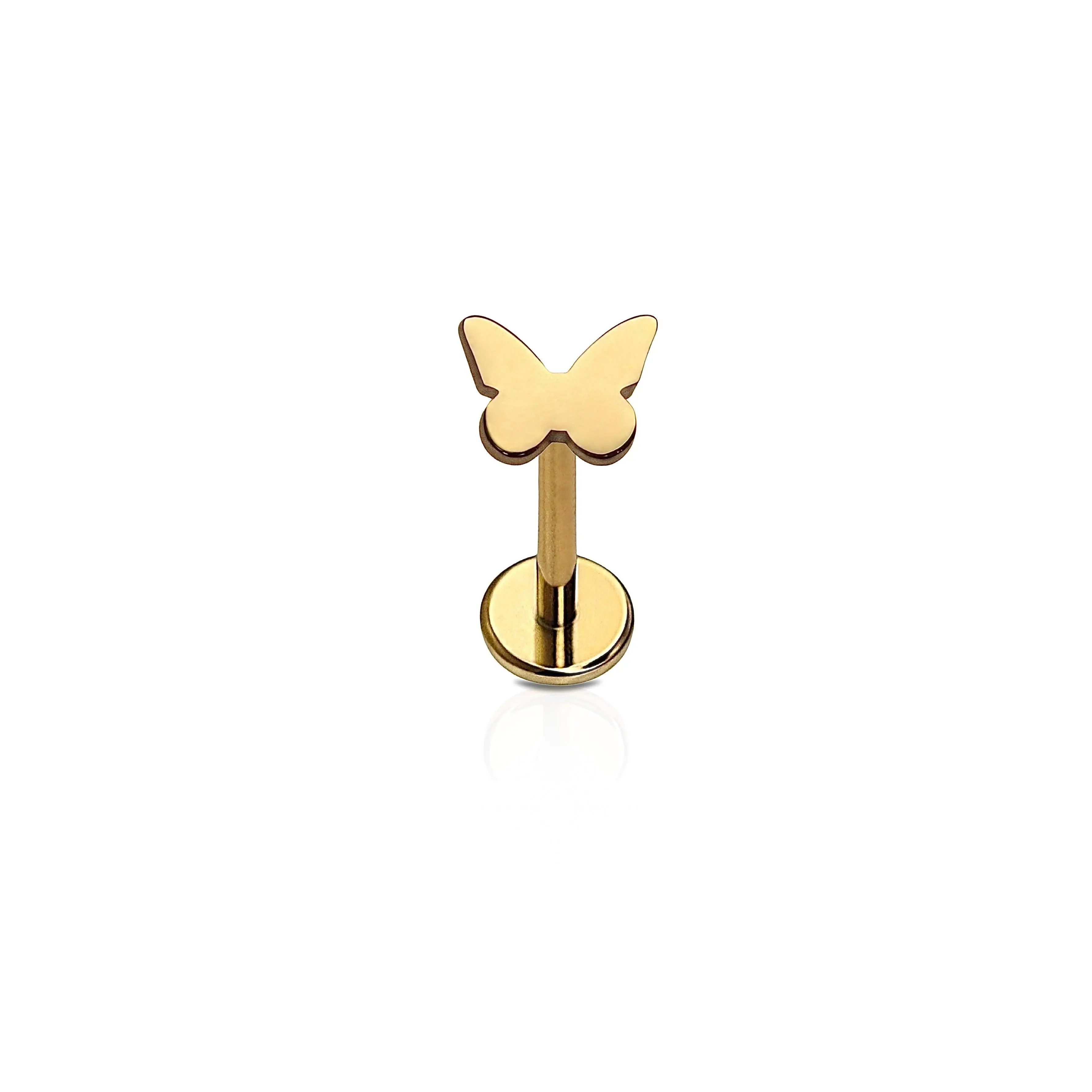 Cords Club Butterfly Flat Back Stud - Single Earring