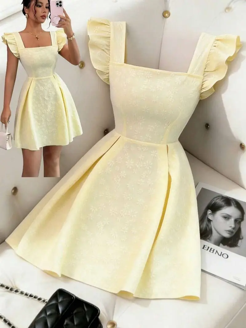 agrace mini dress yellow - TikTok Shop agrace mini dress yellow - TikTok Shop