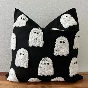 Tufted Ghost Throw pillow cover 20x20 inch