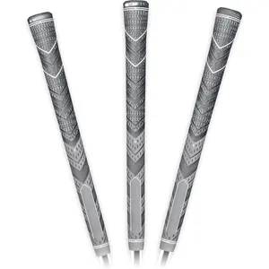 MCC Plus4 Golf Club Grip - All-Weather Hybrid Grip with Larger Lower Hand - Brushed Cotton Cord & Pebbled Texture