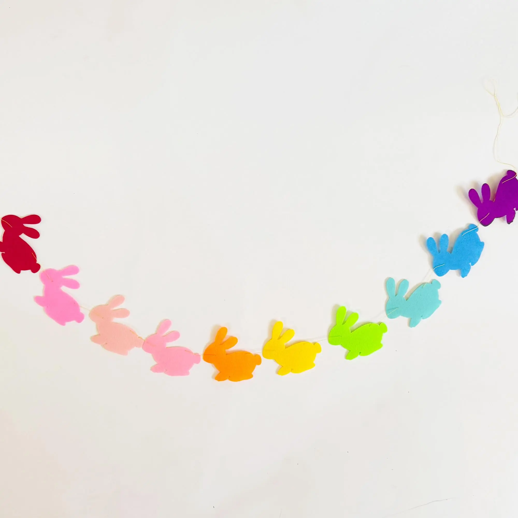 Felt Bunny Garland