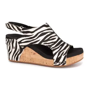 Pasture Zebra Sandal - Boutique by Corkys