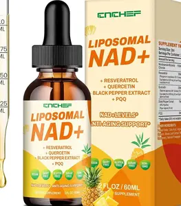 Liposomal NAD Supplement - 1500mg NAD+ Liquid Drop for Women & Men Nicotinamide Riboside Chloride & Resveratrol Complex - Cellular Renewal, Anti-Aging Support - 30 Servings (2 fl oz)
