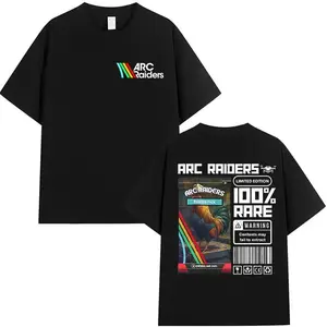 ARC Raiders Game Graphic T-Shirt – 100% Cotton Short Sleeve Tee, Vintage Gaming Streetwear Top