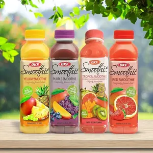 OKF Smoothie, Multi Vitamin Premium New Drink, 16.9 Fluid Ounce (7 Flavor Variety Pack, 10 Bottles) Beverage