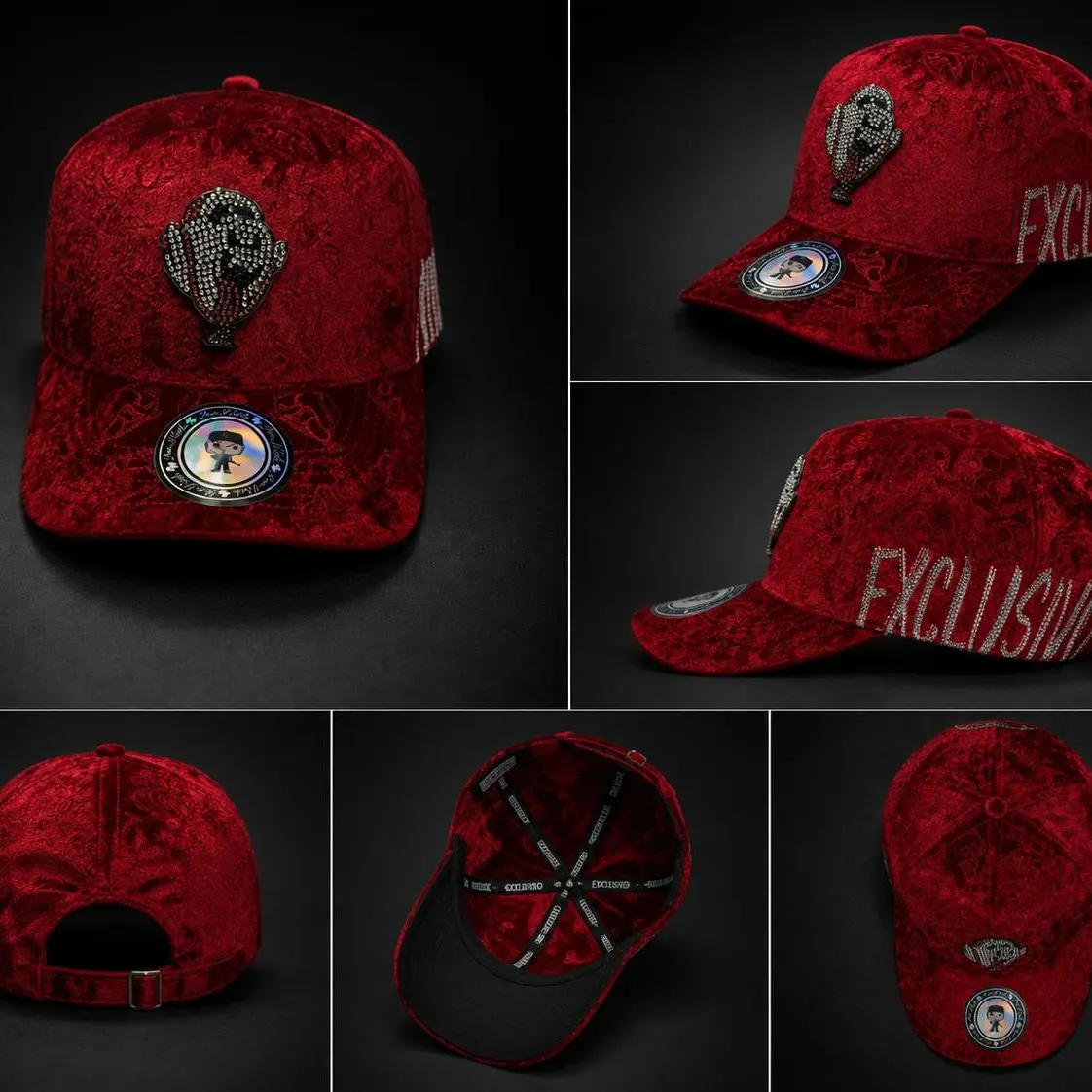 EL BOO V2 ROJA CHUCKY HATS COMANDO EXCLUSIVO GAMUZA RED