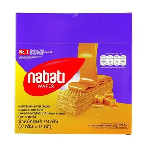Nabati Caramel Wafer Cookies - Indonesian Nabati Cheese Wafer 324g | Delicious Crunchy Snack