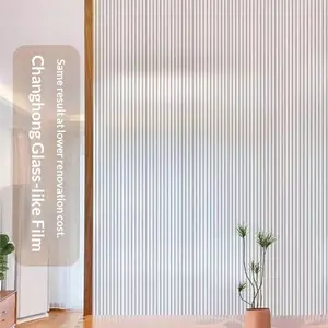 Static Glass Film, Reusable No Glue, Multiple Sizes and Patterns, Transparent Opaque, Frosted Glass Sticker, Suitable for Bathroom Privacy, Bedroom Shade, Window Decal