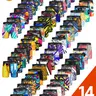 14 pcs KJFISTMU Men's Novelty Boxer Briefs Comfortable and Breathable Athletic-Style Boxer Briefs Tag-Free Moisture-Wicking Men's Underwear Combination Set